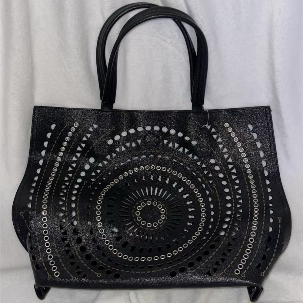 SSENSE Chinese Laundry AnnaBelle Perforated Reversible tote